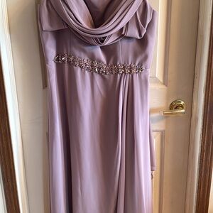 Elegant Lavender Evening Gown